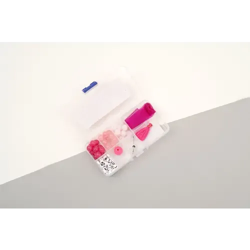 ImaanKidz DIY Gepersonaliseerde Tasbih-maak-kit – Roze