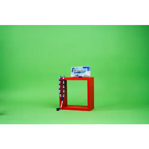 ImaanKidz DIY Gepersonaliseerde Tasbih-maak-kit – Blauw