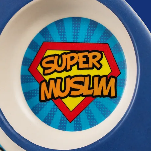 ImaanKidz Super Muslim Kinder Servies – 5-delige Islamitische Tafelset