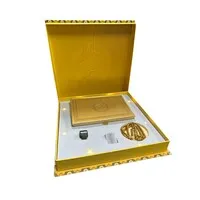 Luxe Islamitische Geschenkdoos Goud met Anasheed, Tasbeeh & Hafs Koran