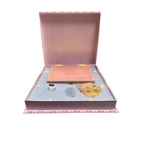 Luxe Islamitische Geschenkdoos Roze met Anasheed, Tasbeeh & Hafs Koran