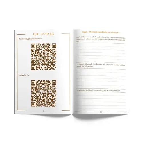 99 Namen van Allaah - Werkboek
