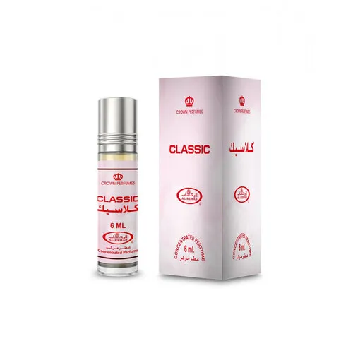 Al-Rehab Classic – Tijdloze Parfumolie met Citrus, Roos en Vanille (6ml)