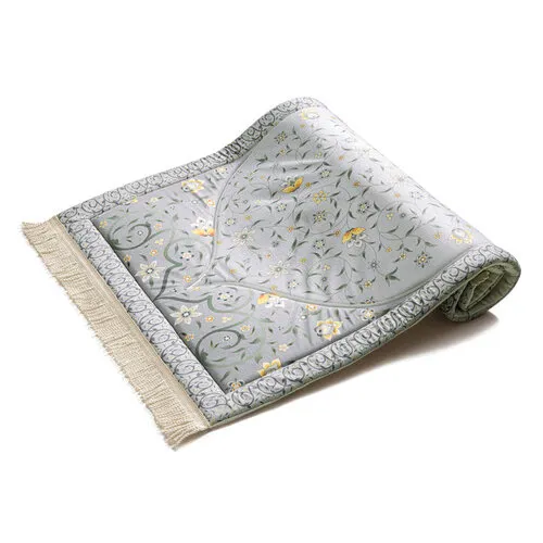 Urban Rug UK Urban Rugs Luxe Gebedskleed met Gele Bloemranken – 1.7 cm Dikke Vulling