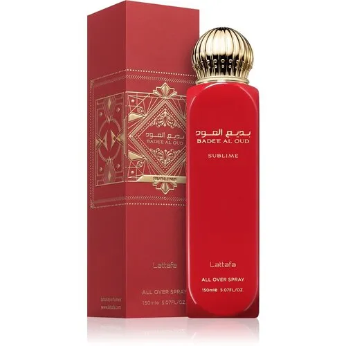 Lattafa Lattafa Badee Al Oud Sublime – 150ml Uniseks All Over Body Spray – Fruitig Bloemige Geur