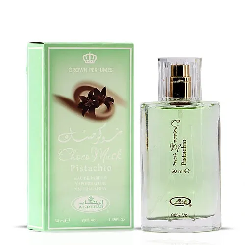 Al-Rehab Choco Musk Pistachio – Eau de Parfum 50ml van Al-Rehab met Pistache, Cacao en Vanille