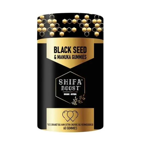 Shifa Boost Zwarte Zaad & Manuka Honing Gummies