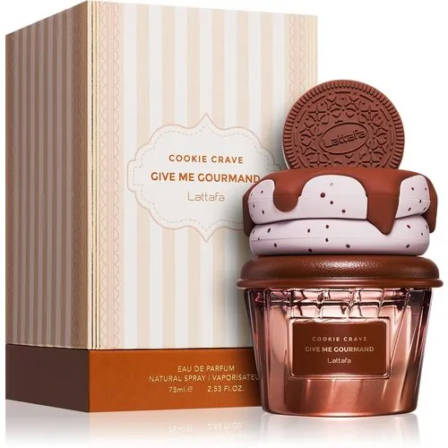 Lattafa Lattafa Give Me Gourmand Cookie Crave Eau de Parfum 100ml – Zoet Gourmand Parfum met Koek, Vanille & Slagroom