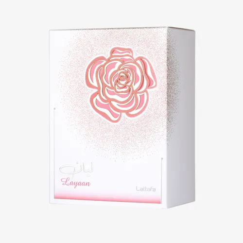 Lattafa Lattafa Layaan Eau de Parfum – Fruitige Bloemige Damesgeur met Peer, Jasmijn en Cederhout – 75ml Spray