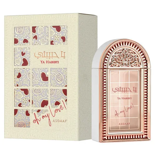 Asdaaf Asdaaf Ya Habibti Eau de Parfum – Bloemige Oriëntaalse Damesgeur met Roos, Mandarijn en Vanille – 100ml Spray