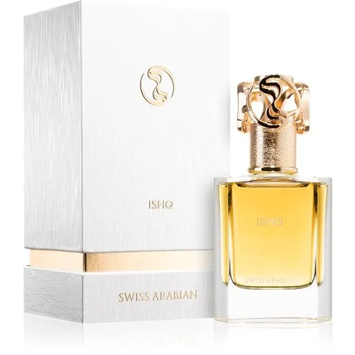 Swiss Arabian Swiss Arabian Ishq Eau de Parfum – Oriëntaals Aromatische Uniseks Geur met Kardemom, Roos en Leer – 50ml Spray