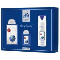 Lattafa Pride Art Of Universe Gift Set – Eau de Parfum 100ml + Spray + Travelspray – Uniseks