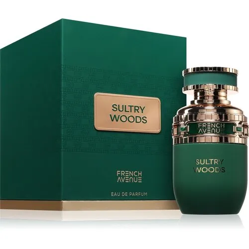 French Avenue French Avenue Sultry Woods Eau de Parfum – Houtachtig Aromatische Herengeur met Turkse Roos, Leer en Vetiver – 80ml Spray