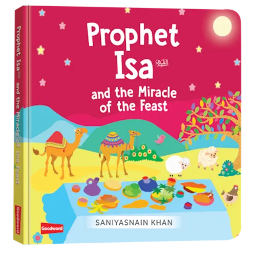 Goodword Books Profeet Isa en het Wonder van de Hemelse Maaltijd – Kartonboekje