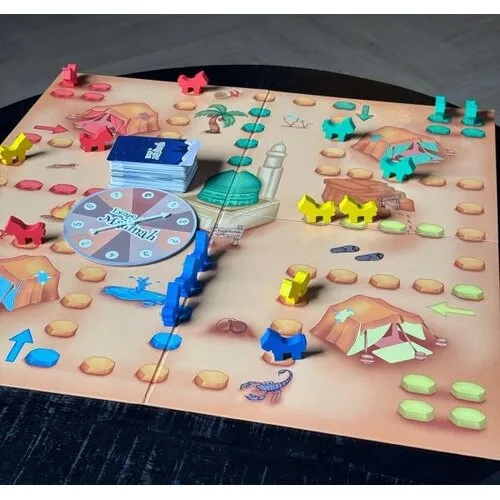 MoslimKidsEntertaiment Escape to Madinah – Islamitisch Bordspel over het Leven van de Profeet ﷺ met 200 Quizvragen