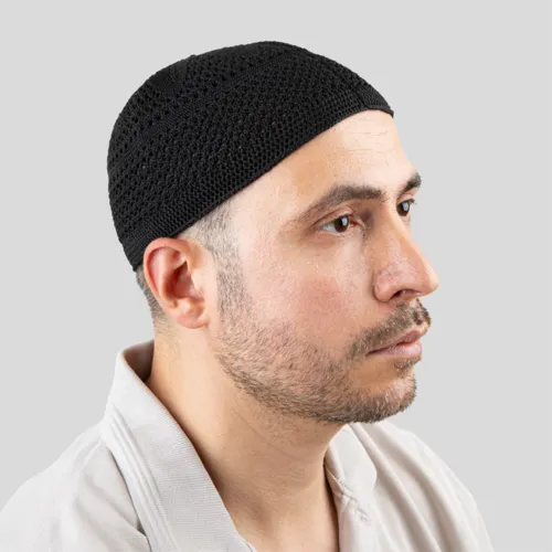 Dosso Kufi Takke – Gebedsmuts met hand borduurstijl en comfortabele pasvorm