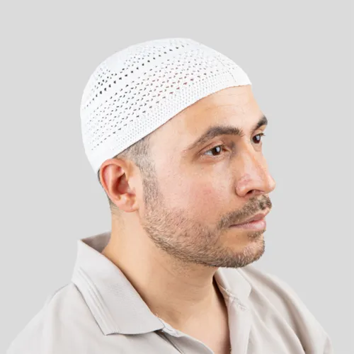 Dosso Kufi Takke – Gebedsmuts met hand borduurstijl en comfortabele pasvorm