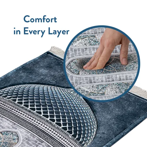 Urban Rug UK Urban Rugs UK Gebedskleed – Crystal Dome Design – Extra Dikke Vulling – 115x67 cm Urban Rug UK Urban Rugs UK Gebedskleed – Crystal Dome Design – Extra Dikke Vulling – 115x67 cm