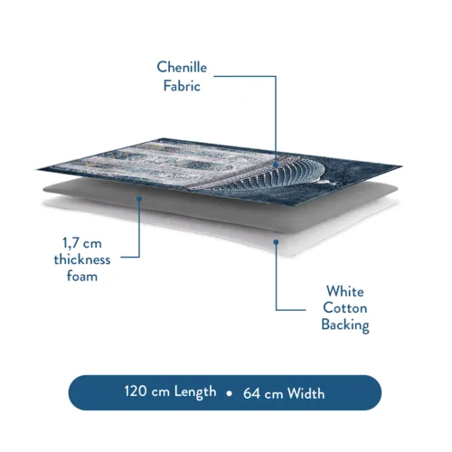 Urban Rug UK Urban Rugs UK Gebedskleed – Crystal Dome Design – Extra Dikke Vulling – 115x67 cm Urban Rug UK Urban Rugs UK Gebedskleed – Crystal Dome Design – Extra Dikke Vulling – 115x67 cm