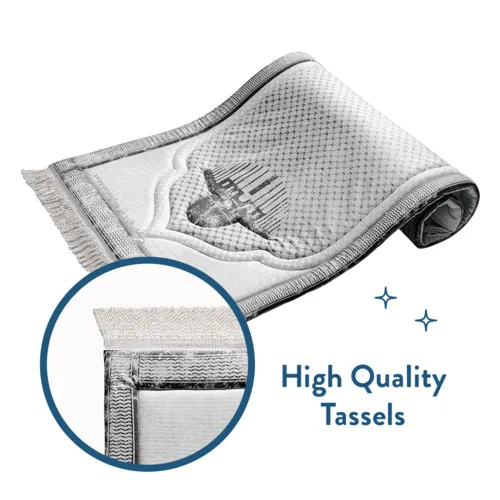 Urban Rug UK Adult Padded Prayer Mat met Palestinian Kufiya Design – Urban Rugs UK – 1.7 cm Dikke Gebedskleed – Luxe Comfort en Symboliek – 115 x 67 cm