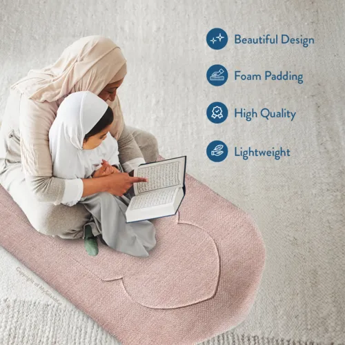 Urban Rug UK Urban Rugs UK Gebedskleed – Luxury Arch Design Roze – Extra Dikke Vulling – 115x67 cm