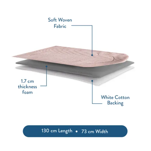 Urban Rug UK Urban Rugs UK Gebedskleed – Luxury Arch Design Roze – Extra Dikke Vulling – 115x67 cm