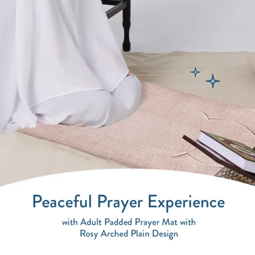 Urban Rug UK Urban Rugs UK Gebedskleed – Luxury Arch Design Roze – Extra Dikke Vulling – 115x67 cm