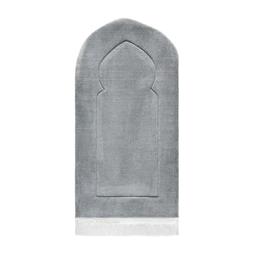 Urban Rug UK Urban Rugs UK Gebedskleed – Luxury Arch Design Grijs – Extra Dikke Vulling – 115x67 cm Urban Rug UK Urban Rugs UK Gebedskleed – Luxury Arch Design Grijs – Extra Dikke Vulling – 115x67 cm