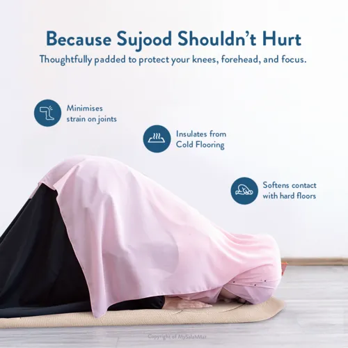 Urban Rug UK Urban Rugs UK Gebedskleed – Luxury Arch Design Beige – Extra Dikke Vulling – 115x67 cm