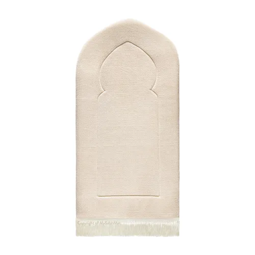 Urban Rug UK Urban Rugs UK Gebedskleed – Luxury Arch Design Beige – Extra Dikke Vulling – 115x67 cm Urban Rug UK Urban Rugs UK Gebedskleed – Luxury Arch Design Beige – Extra Dikke Vulling – 115x67 cm