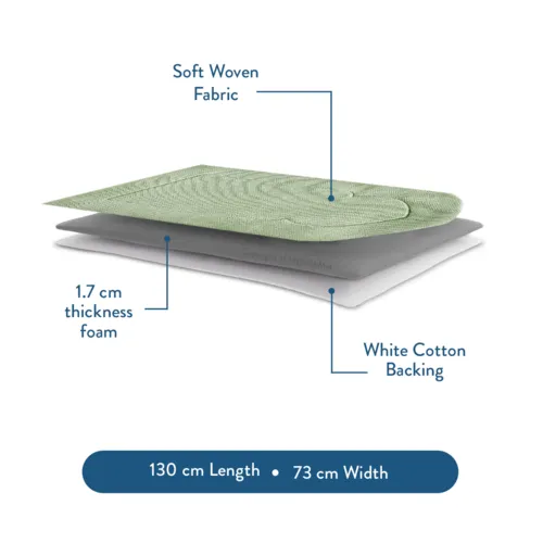 Urban Rug UK Urban Rugs UK Gebedskleed – Luxury Arch Design Groen – Extra Dikke Vulling – 115x67 cm