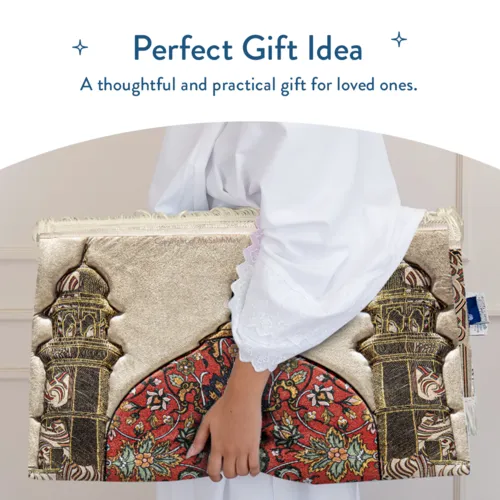 Urban Rug UK Urban Rugs UK Gebedskleed – Reddish Flory Design – Extra Dikke Vulling – 115x67 cm Urban Rug UK Urban Rugs UK Gebedskleed – Reddish Flory Design – Extra Dikke Vulling – 115x67 cm