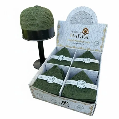 Kubbet’ül Hadra Heritage Knit Kufi Muts – Handcrafted Look Kubbet’ül Hadra Heritage Knit Kufi Muts – Handcrafted Look