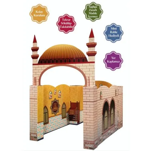 My Mescid – Model Moskee voor Kinderen (104x112x72 cm)