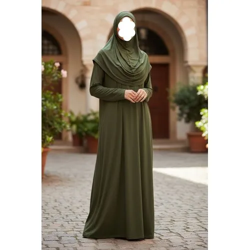 Founara Gebedskleding Stretch 1 Delig Olijfgroen