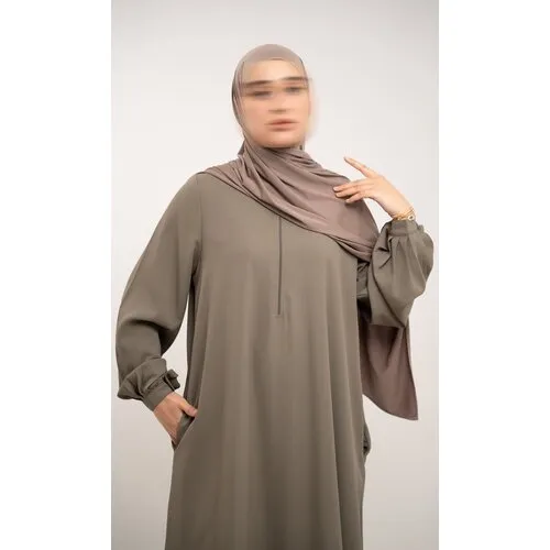 A-lijn Abaya voor Dames – Tayma Taupe