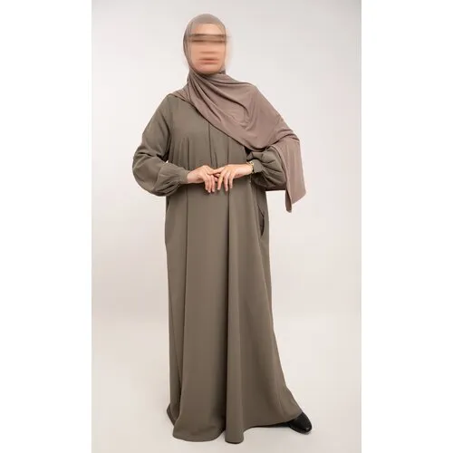A-lijn Abaya voor Dames – Tayma Taupe