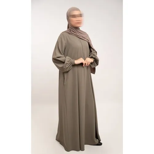 A-lijn Abaya voor Dames – Tayma Taupe