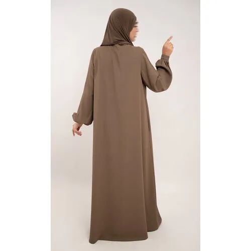 A-lijn Abaya voor Dames – Espresso