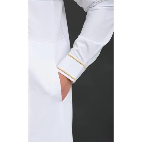 Witte Qamis met Gouden Details – Sultan Model Qaba'il