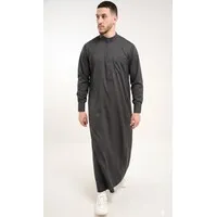 Saudi Qamis – Chino Edition Antraciet Black