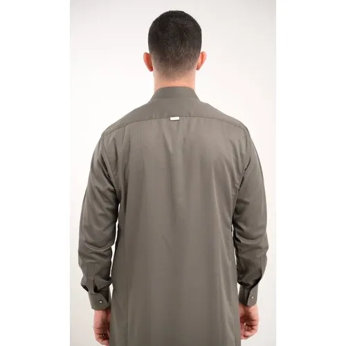 Saudi Qamis – Chino Edition Dark Grey