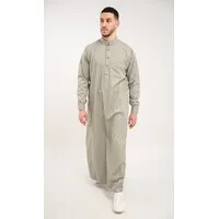 Saudi Qamis – Chino Edition Grijs