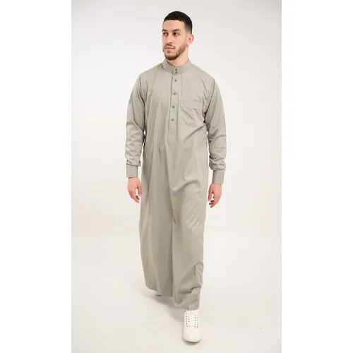 Saudi Qamis – Chino Edition Grijs