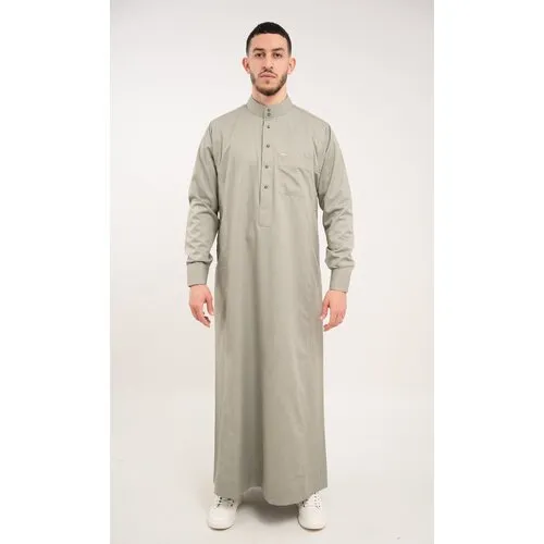 Saudi Qamis – Chino Edition Grijs