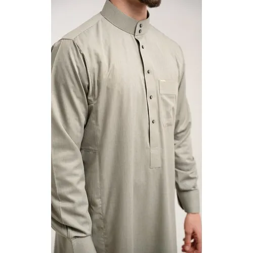 Saudi Qamis – Chino Edition Grijs