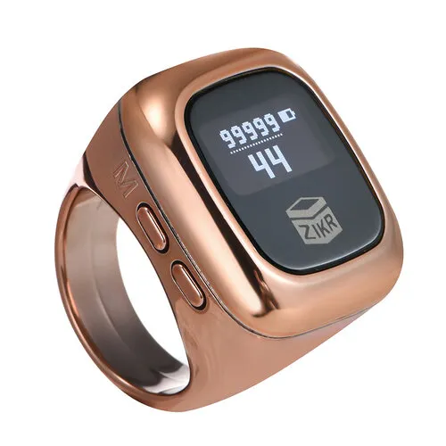 Digitale Display Zikr Tasbih Ring – Oplaadbare Elektronische Dhikr Teller met Vibratie