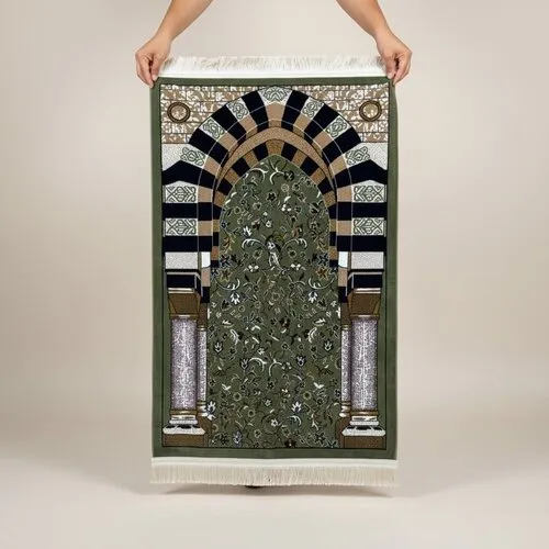 Madinah Mihrab Gebedskleed Groen