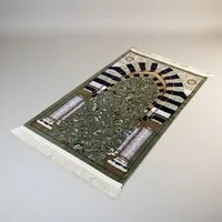 Madinah Mihrab Gebedskleed Groen