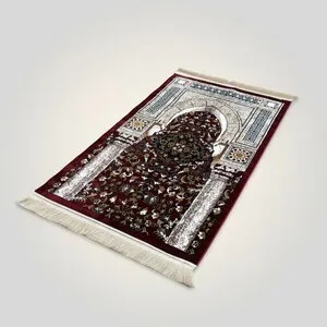 Madinah Mihrab Gebedskleed Rood